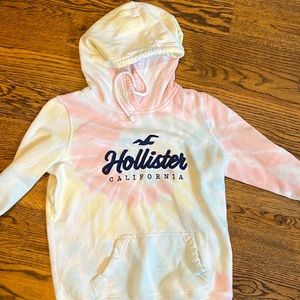 hollister pastel tie dye hoodie